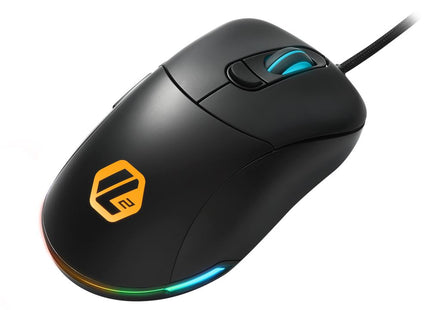 Mouse Gaming RGB Sharkoon Light2 100 vista trasera con cable alámbrico