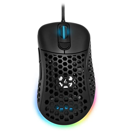Mouse Gaming Sharkoon Light² 200 | RGB | Alámbrico | Sensor 16.000 DPI | Ultra ligero 62g | 6 Botones programables