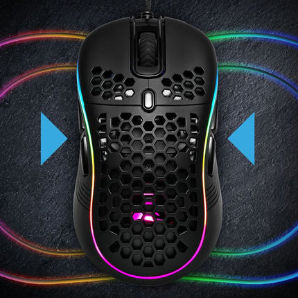 Mouse Gaming Sharkoon Light² S | 78g | PixArt PAW3327 | 8 Botones | RGB | Alámbrico USB