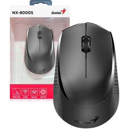 Mouse Genius RS2 NX-8000S | Inalámbrico | Con Receptor USB | 1600 DPI