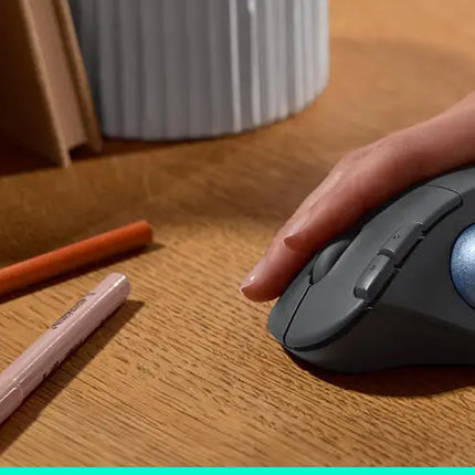 Mouse Trackball Logitech Ergo M575S | Inalámbrico Bluetooth + Receptor USB