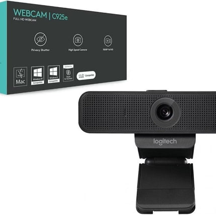 Cámara Web Logitech C925e | Full HD 1080p | 30fps | USB-A | Enfoque Automático