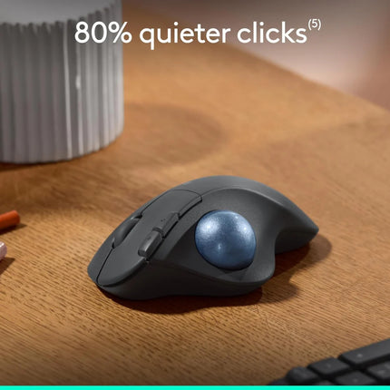 Mouse Trackball Logitech Ergo M575S | Inalámbrico Bluetooth + Receptor USB
