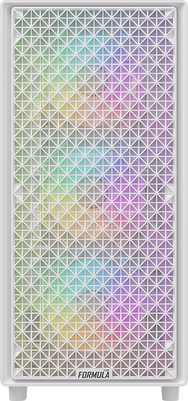 Case RGB Formula V Line Mana Dynamic White AR 4711401663515 | Mid Tower | ATX Micro-ATX Mini-ITX | RGB | 4 Ventiladores ARGB 120mm