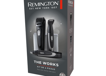 Kit Recortador de Barba Remington The Works, MB906