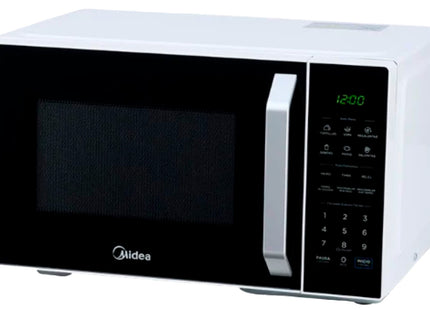 Microondas Midea MMDX11S2BW‑CA | 1.1 p³ | 1500 W | Puerta espejo negra | 10 Niveles | Grill