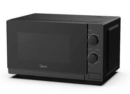 Microondas Midea 0.7 Pies Cúbicos MMDP07S2BM | 700W | Control Mecánico | Temporizador 35 min | Negro