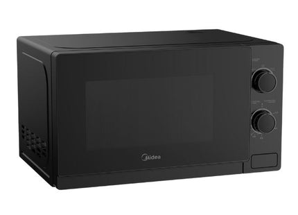 Microondas Midea 0.7 Pies Cúbicos MMDP07S2BM | 700W | Control Mecánico | Temporizador 35 min | Negro
