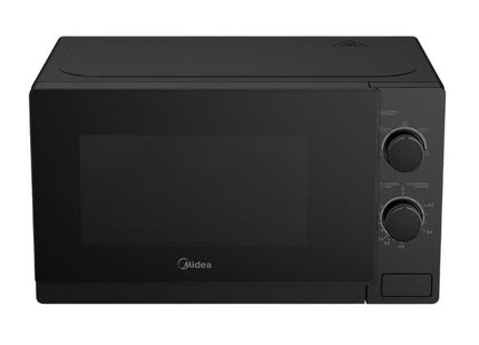 Microondas Midea 0.7 Pies Cúbicos MMDP07S2BM | 700W | Control Mecánico | Temporizador 35 min | Negro