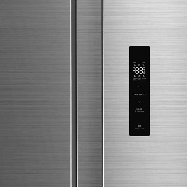 Refrigerador Side by Side Midea MDRS710FGM46 | 20 pc | Inverter | Acero inoxidable