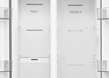 Refrigerador Side by Side Midea MDRS619FGM46 | 17 pies | Inverter Quattro | Wi-Fi