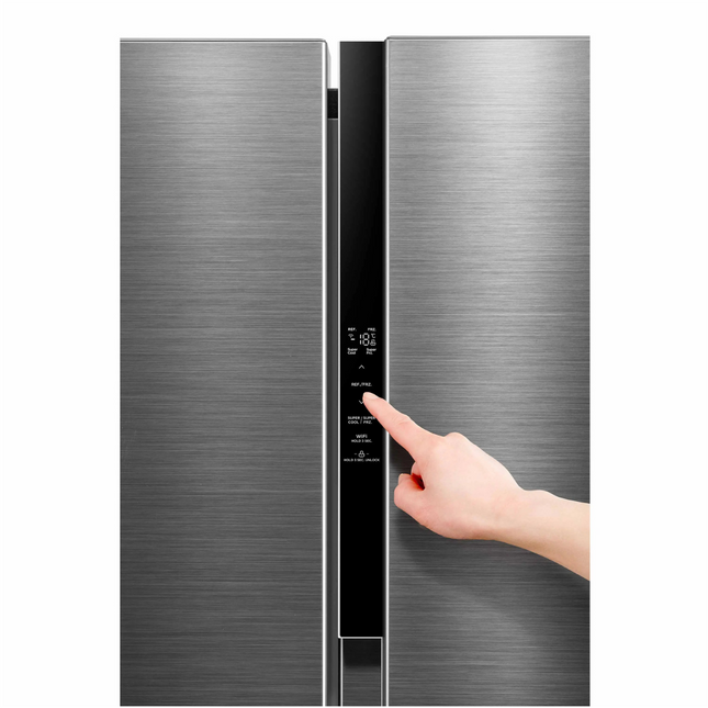 Refrigerador Side by Side Midea MDRS619FGM46 | 17 pies | Inverter Quattro | Wi-Fi