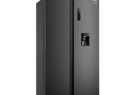 Refrigerador Side by Side Midea MDRS710FGM28W | 20PC | 555L | Inverter Quattro | Jazz Black | WiFi