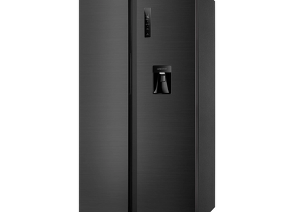 Refrigerador Side by Side Midea MDRS710FGM28W | 20PC | 555L | Inverter Quattro | Jazz Black | WiFi