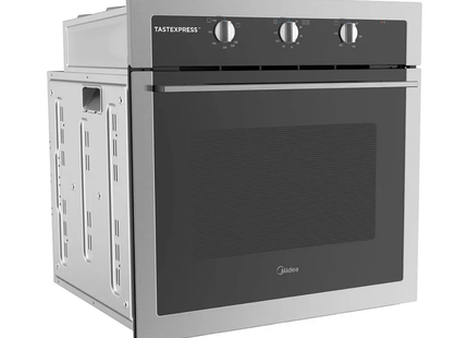 Horno Empotrable Híbrido Midea MG024BI1KEDB | 24" | Gas + Eléctrico | Silver