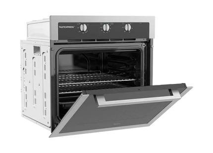 Horno Empotrable Híbrido Midea MG024BI1KEDB | 24" | Gas + Eléctrico | Silver