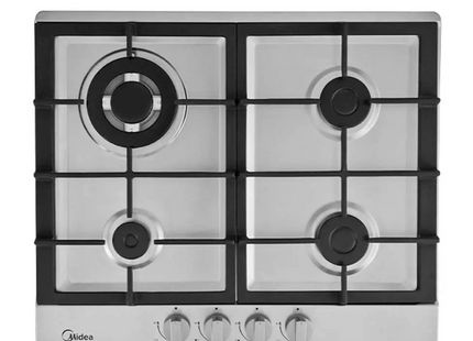 Estufa Empotrable a Gas Midea MTGB24R3402GS | 24" | Triple Flama | Acero Inoxidable | Silver