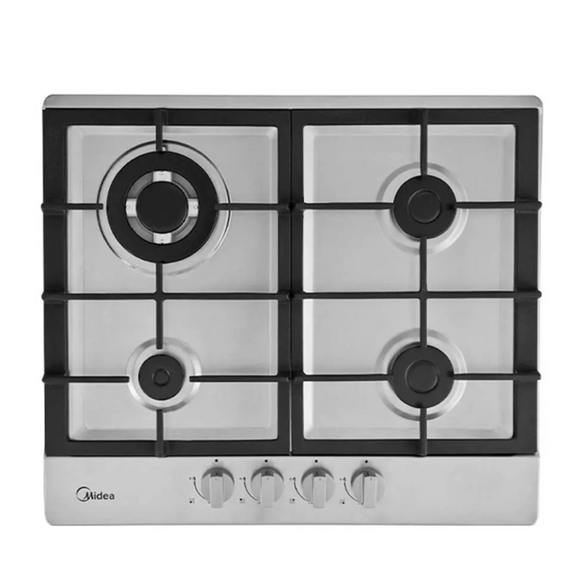 Estufa Empotrable a Gas Midea MTGB24R3402GS | 24" | Triple Flama | Acero Inoxidable | Silver