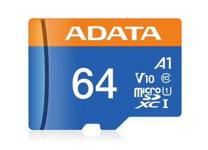 Memoria Micro SD ADATA AUSDX64GUICL10A1-RA1 | 64GB | Clase 10