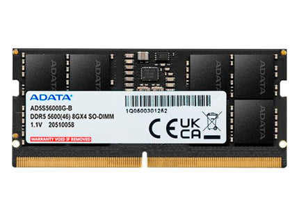 Memoria RAM Laptop ADATA AD5S56008G-S | 8GB | DDR5 | 5600MHz | CL46