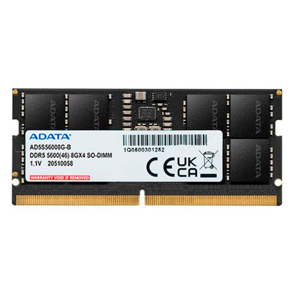 Memoria RAM Laptop ADATA AD5S56008G-S | 8GB | DDR5 | 5600MHz | CL46