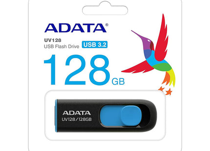 Memoria USB ADATA UV128 | 128GB | USB 3.2 Gen1 | Capless
