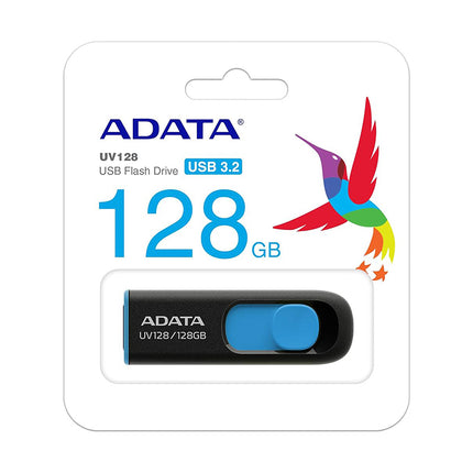 Memoria USB ADATA UV128 | 128GB | USB 3.2 Gen1 | Capless