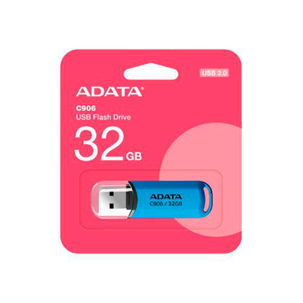 Memoria USB ADATA C906 | 32GB | USB 2.0 | Azul | AC906-32G-RWB