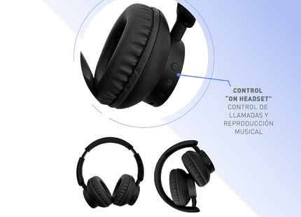 HEADSET THONET & VANDER DAUER GEN 3 INALÁMBRICO (BLUETOOTH/AUX) HK096-03655-3 AZUL