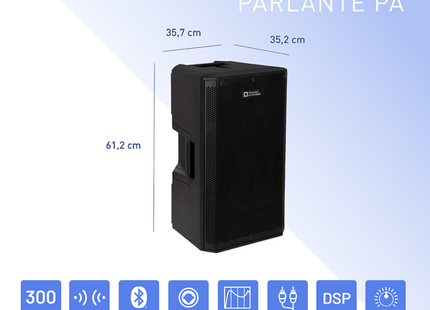 Parlante Thonet & Vander TP12 Sistema PA Activo Bluetooth 300W RMS