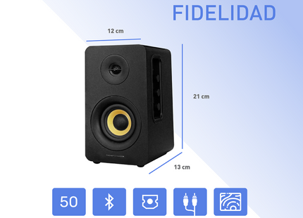 Parlante Thonet & Vander Kumpel 50W | 50 W | Bluetooth 5.0 | Aux 3.5 mm | RCA