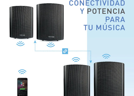 Parlantes para Exteriores Thonet & Vander Fleck 9| Sistema 2.0 | 90W RMS | Conectividad Bluetooth 5.0 y TWS