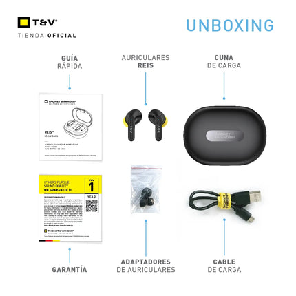 Audífono Thonet & Vander Reis BOHNE TOPP | Inalámbrico | Bluetooth | Micrófono Integrado