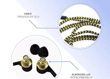 Micrófono en línea y controles audífonos HK096-03616