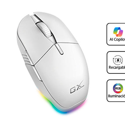 Mouse Gaming RGB Genius Scorpion M8250 | Inalámbrico Bluetooth + Receptor | 12000 DPI | 7 Botones | Retroiluminación RGB