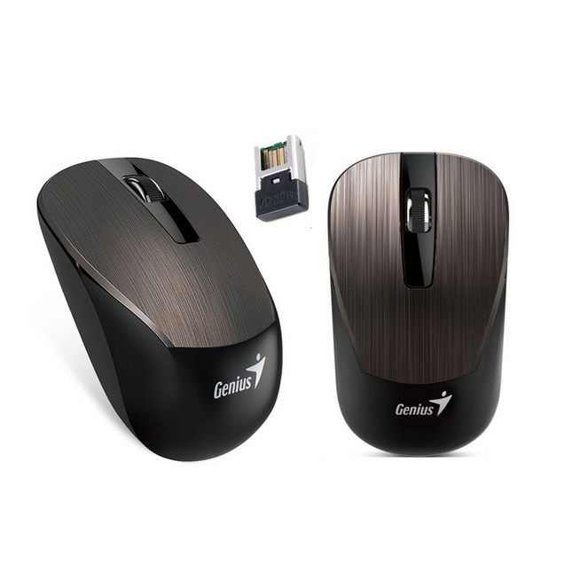 Mouse Genius RS2 NX-7015 | Inalámbrico | Con Receptor USB | 1600 DPI | Diseño Ergonómico