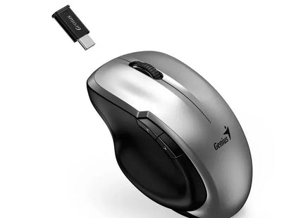 Mouse Genius RS2 Ergo lateral derecho mostrando diseño ergonómico y botones funcionales