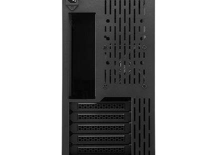 Case Sharkoon MS-Z1000 BK | Micro-ATX | Panel lateral de vidrio templado | Gestión de cables eficiente | USB 3.0 frontal