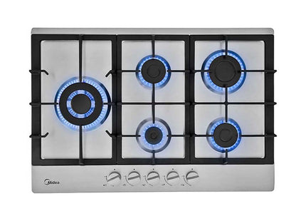 Estufa Empotrable Midea MTGB30TL3402GS | 30" | Gas | Triple Flama