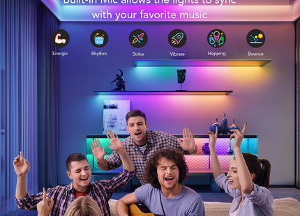 Luces de Tira LED RGBIC Govee Con Revestimiento Protector, H619A1D1