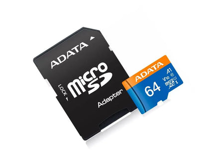 Memoria Micro SD ADATA AUSDX64GUICL10A1-RA1 | 64GB | Clase 10