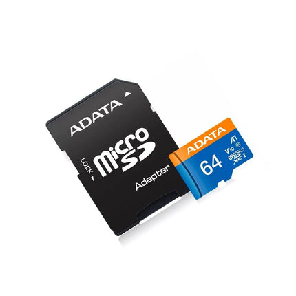 Memoria Micro SD ADATA AUSDX64GUICL10A1-RA1 | 64GB | Clase 10