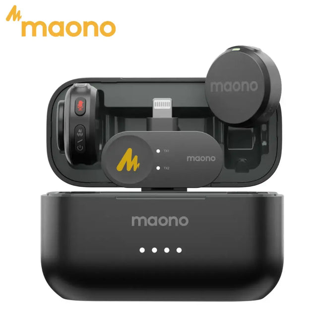 Micrófono Inalámbrico Maono WM650 PB2 | Receptor Lightning | Cancelación de Ruido