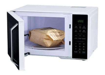 Microondas Midea MMDX11S2BW‑CA | 1.1 p³ | 1500 W | Puerta espejo negra | 10 Niveles | Grill