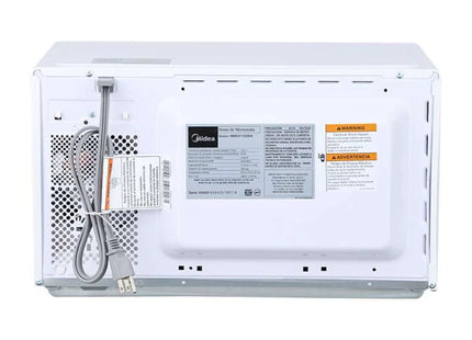 Microondas Midea MMDX11S2BW‑CA | 1.1 p³ | 1500 W | Puerta espejo negra | 10 Niveles | Grill