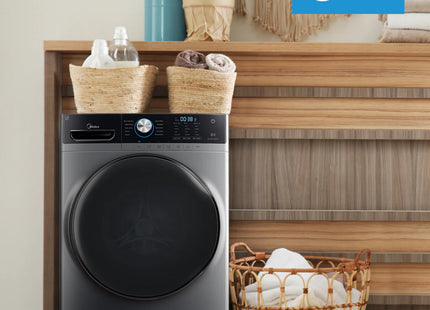 Lavadora Carga Frontal Midea MH04W45/S-CA | 21 kg | Speed Wash | Silver