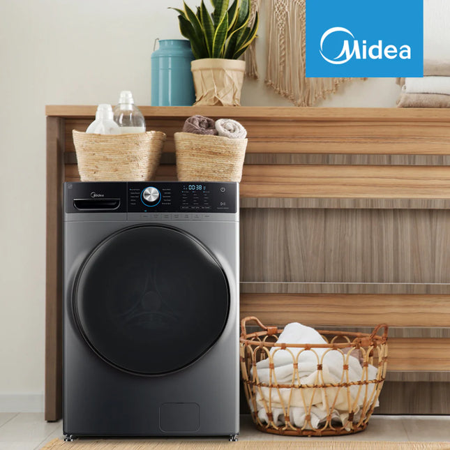 Lavadora Carga Frontal Midea MH04W45/S-CA | 21 kg | Speed Wash | Silver