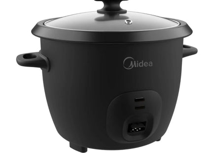Midea MRCM250BAK Olla Arrocera Eléctrica de 2.5 L y 10 Tazas con Canasta para Vapor