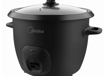 Midea MRCM250BAK Olla Arrocera Eléctrica de 2.5 L y 10 Tazas con Canasta para Vapor