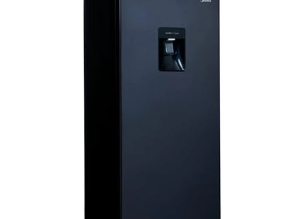 Frigobar Midea MRD190CCDLSW | 7 Pies | Low Frost | Dispensador 2.5L | Cristal Templado | Negro